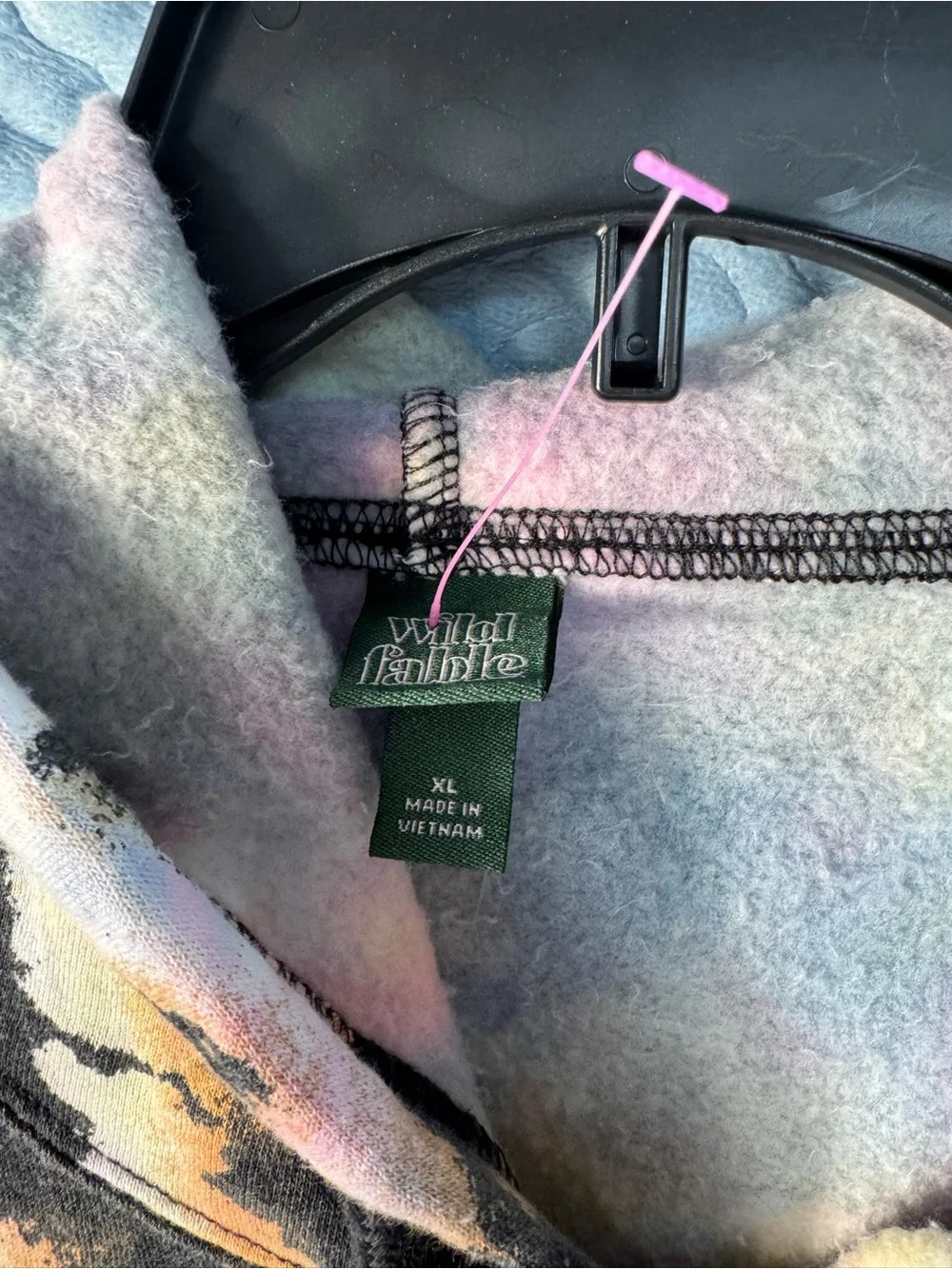 wild fable Pastel Tie-Dye Pullover Hoodie - Picture 4 of 9